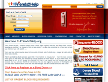 Tablet Screenshot of friends2help.org
